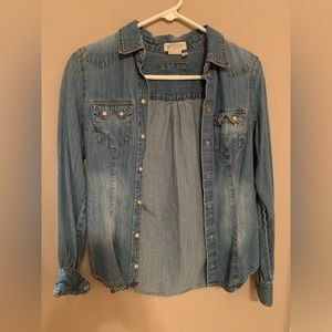 H&M Womens Denim Shirt